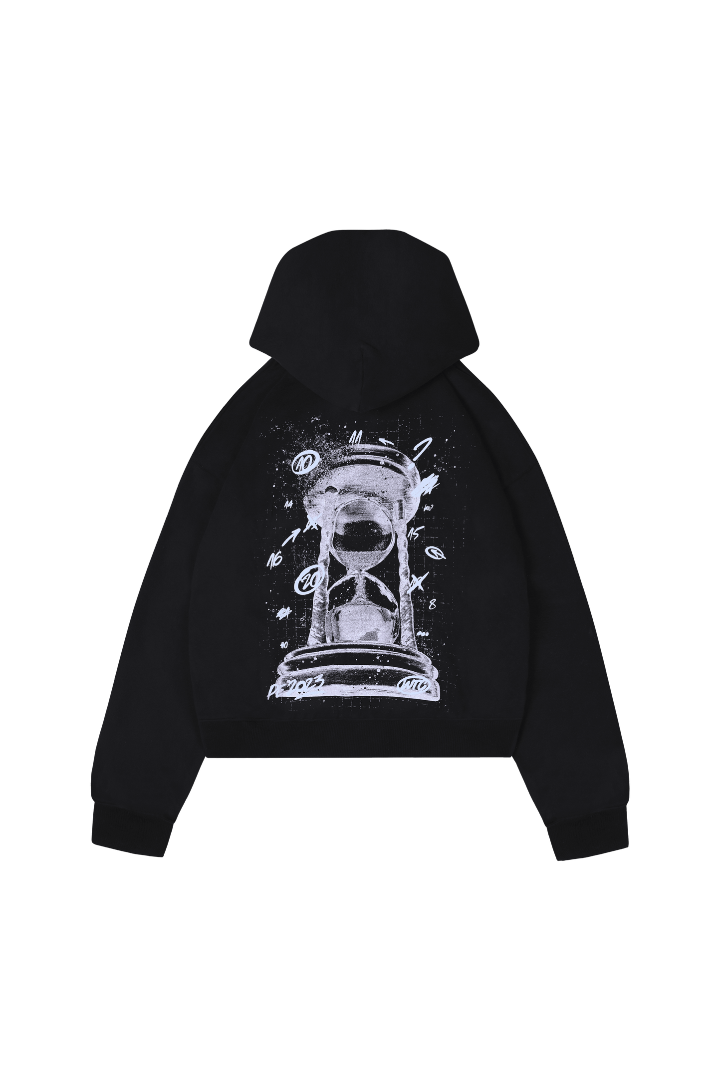 Hoodie Timestamp Black & Cloud