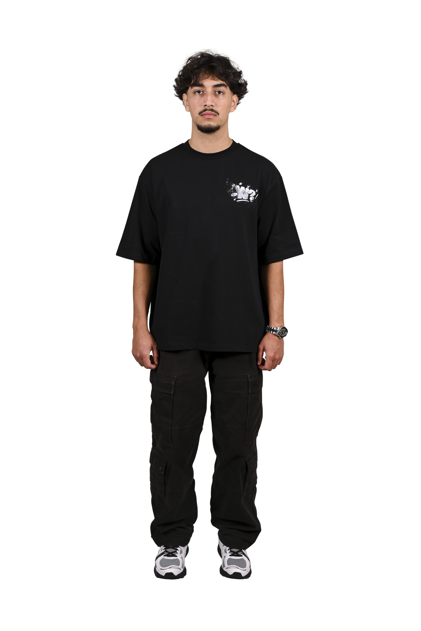 Tee-shirt Timestamp Black & Cloud