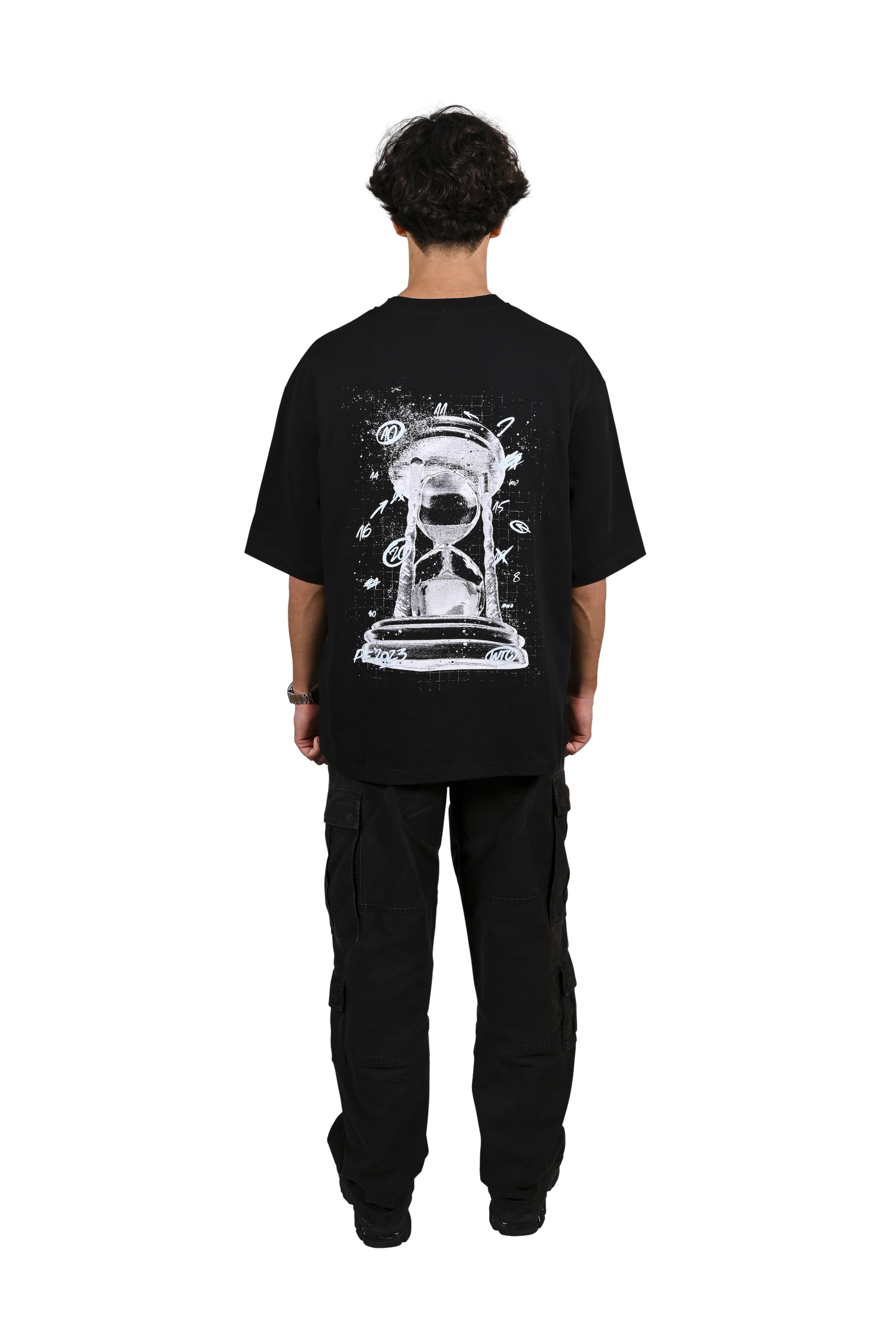 Tee-shirt Timestamp Black & Cloud